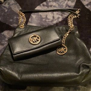 Michael Kors purse and wallet